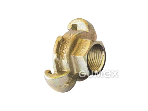 LÜDECKE Kupplung, Innengewinde G 1/2", 10bar, Dichtung Perbunan, Temperguss, 